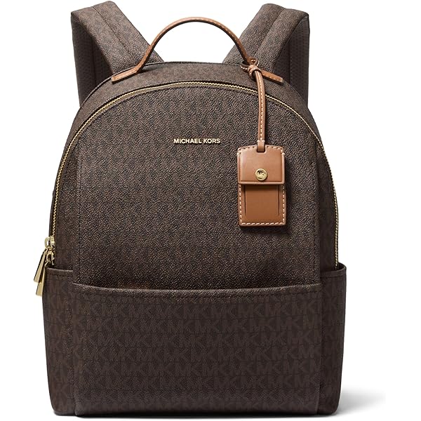 Amazon.com | Michael Kors Women's Bex Medium Backpack, Brown/Acorn